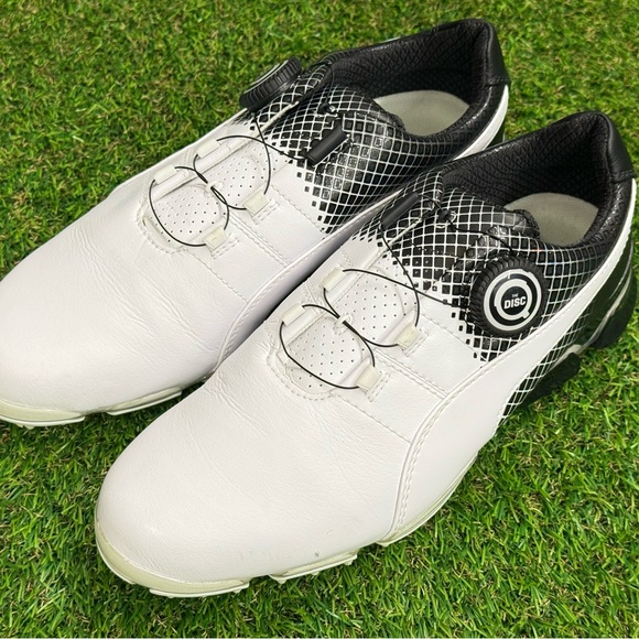 Puma TitanTour Ignite Disc Golf Shoes | White/Black | 7.5 US | Special Edition - Picture 2 of 8